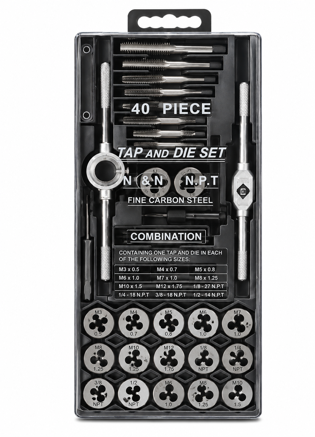 40 Piece Tap and Die Set