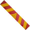 Chevron Reflective Safety Decal Roll – 1800cm x 20cm Red / Yellow