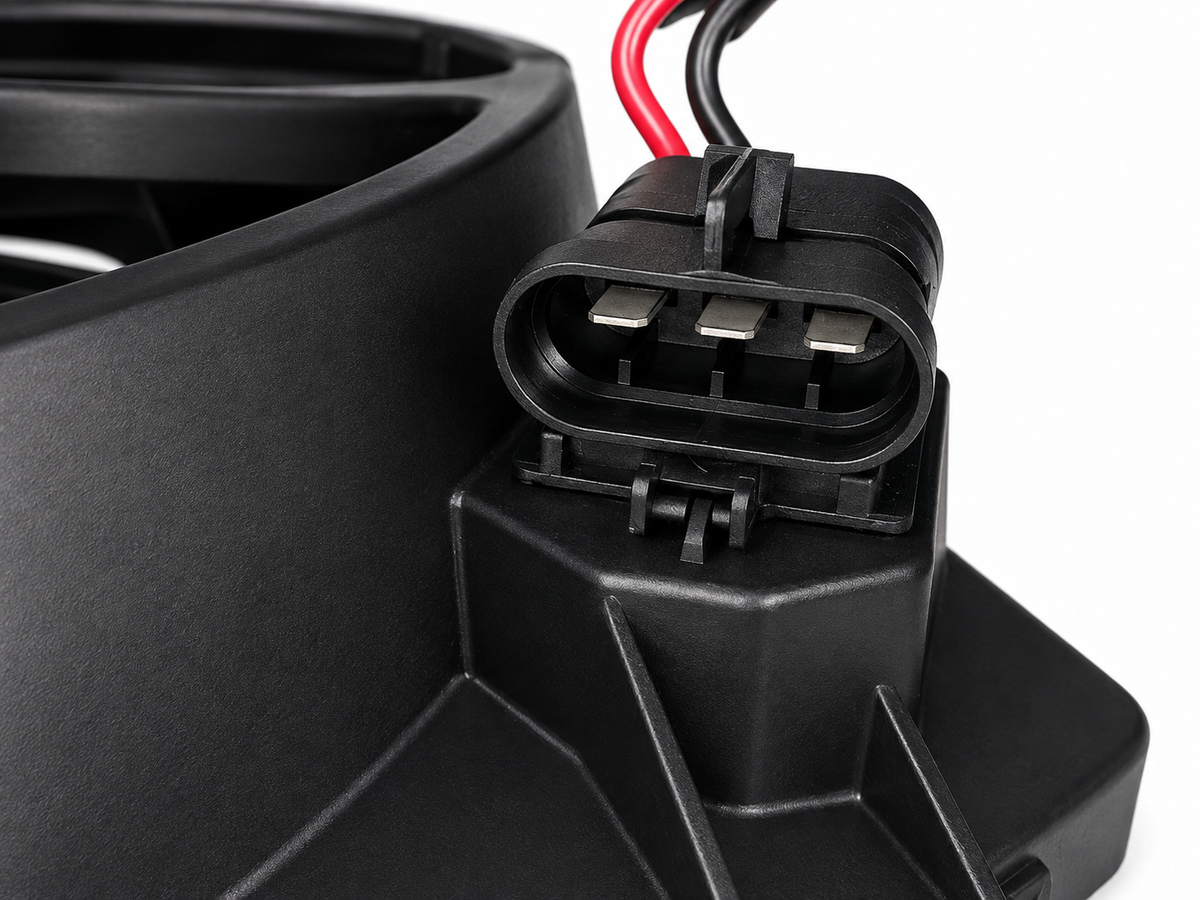 Radiator Fan Assembly Compatible with Chevrolet Utility 1.4 1.8 2011- – alternate view 3