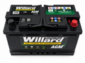 Willard 668 AGM Automotive Battery – 12V 80Ah 800 CCA