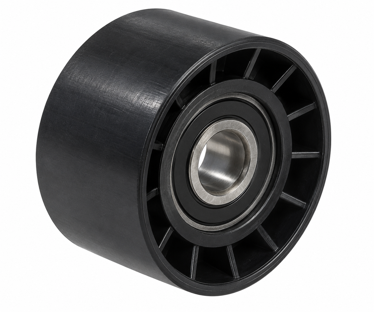 V-Belt Idler Pulley Compatible with Renault Clio I / II, Logan, Sandero & Nissan NP200 – 60mm x 25.5mm x 17mm