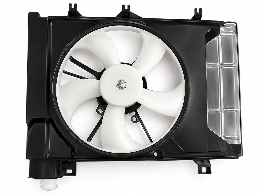Radiator Fan Assembly with Reservoir Compatible with Toyota Etios 2012-2020 – alternate view 2