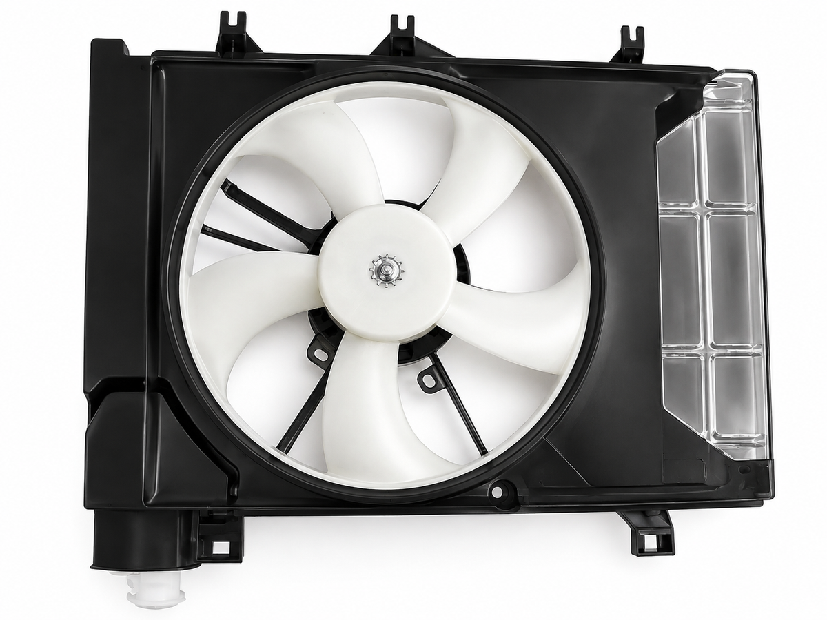 Radiator Fan Assembly with Reservoir Compatible with Toyota Etios 2012-2020 – alternate view 2