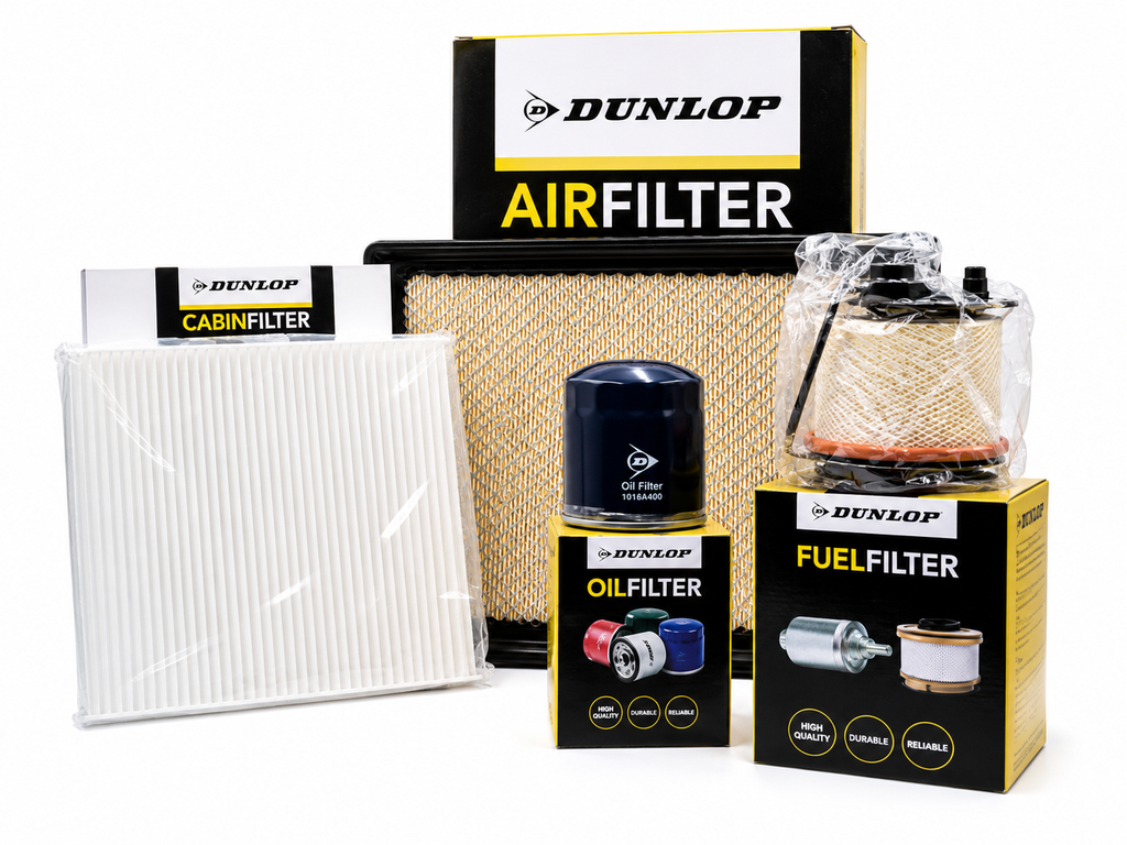 Dunlop Service Filter Kit FK949 / FK51 Compatible with Toyota Hilux Fortuner GD-6 2.4 & 2.8