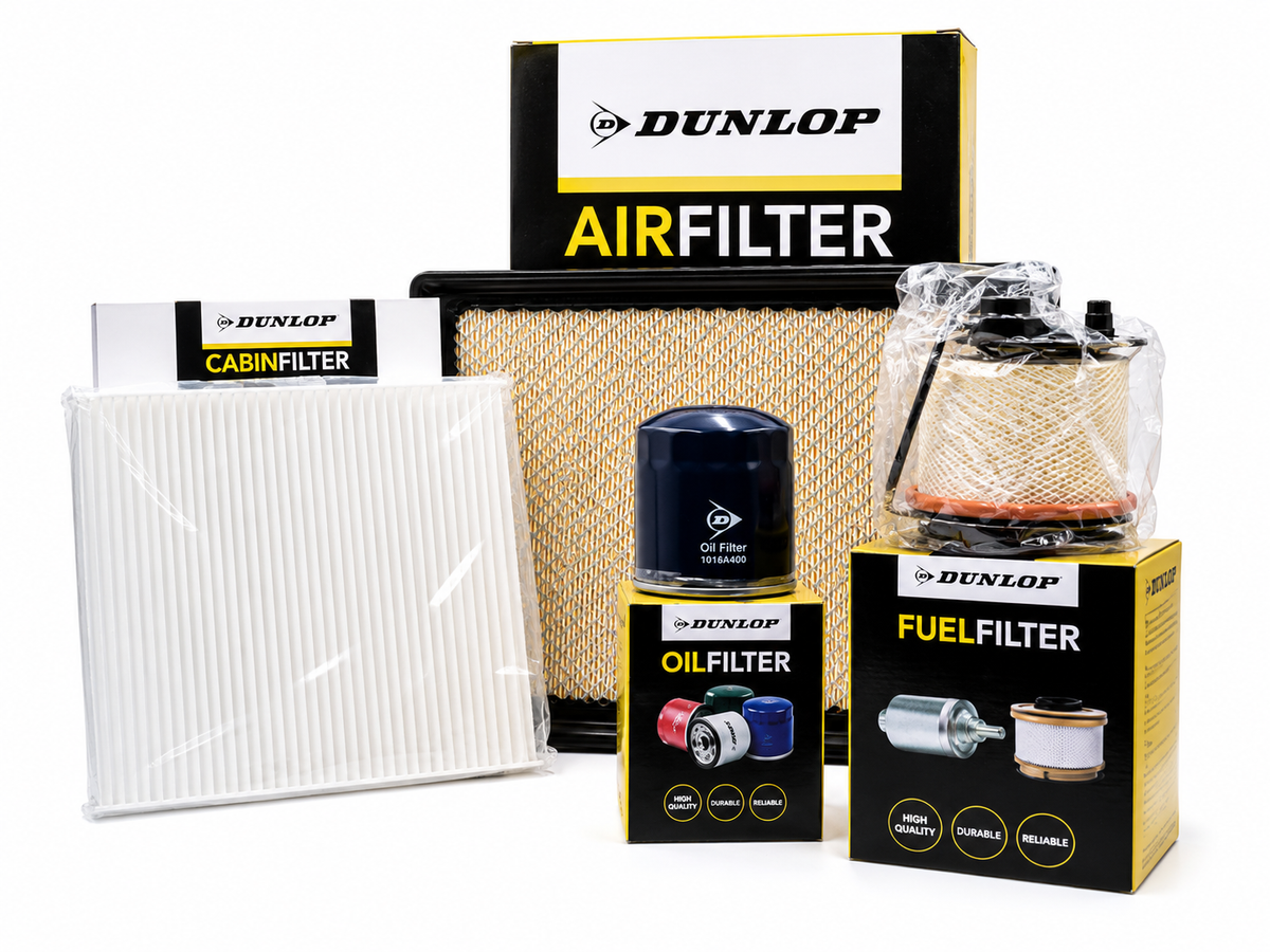 Dunlop Service Filter Kit FK949 / FK51 Compatible with Toyota Hilux Fortuner GD-6 2.4 & 2.8