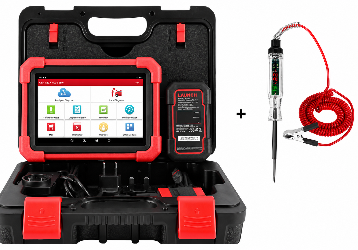 Launch X431 CRP919X BT Full System Diagnostic Tool + VoltCheck Pro Tester