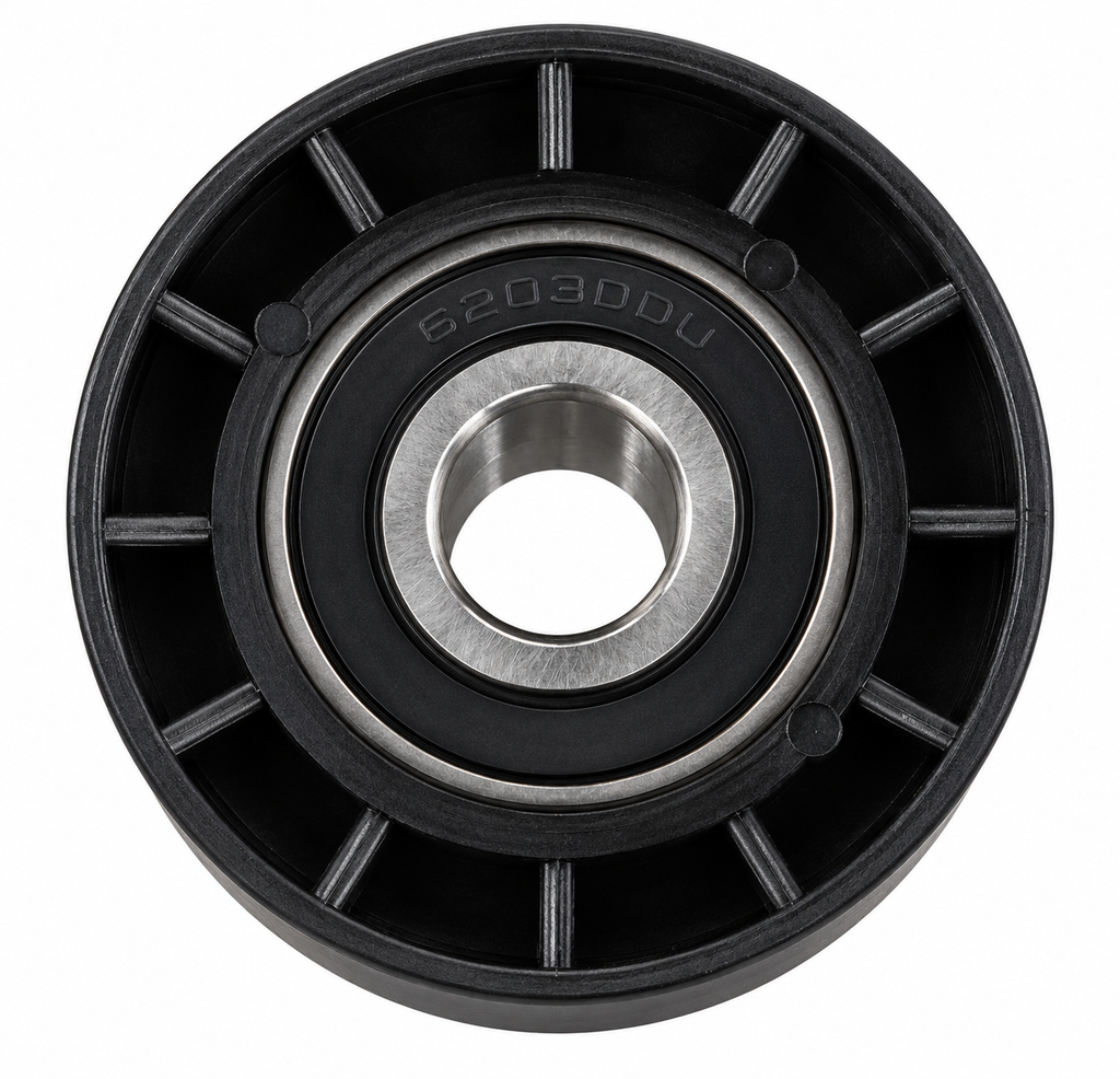 V-Belt Idler Pulley Compatible with Renault Clio I / II, Logan, Sandero & Nissan NP200 – 60mm x 25.5mm x 17mm