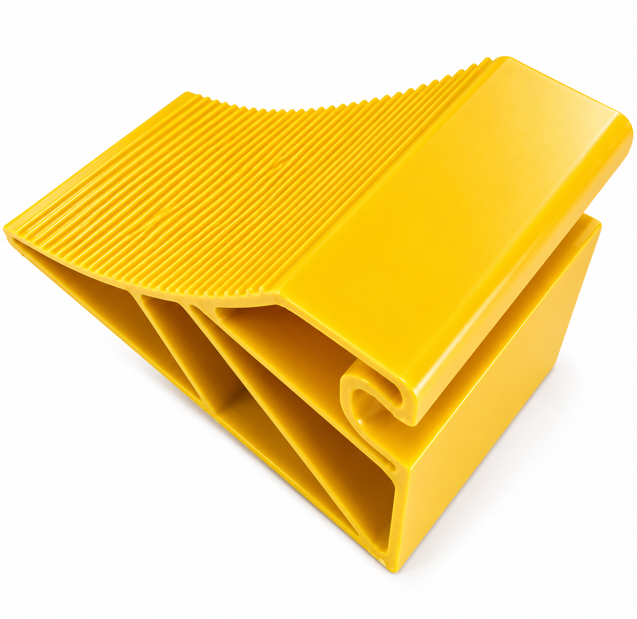 Plastic Wheel Chock for Trucks and Buses - 20 Ton Capacity