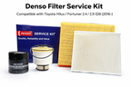 Denso Filter Service Kit Compatible with Toyota Hilux/Fortuner 2.4/2.8 (2016-) GD6