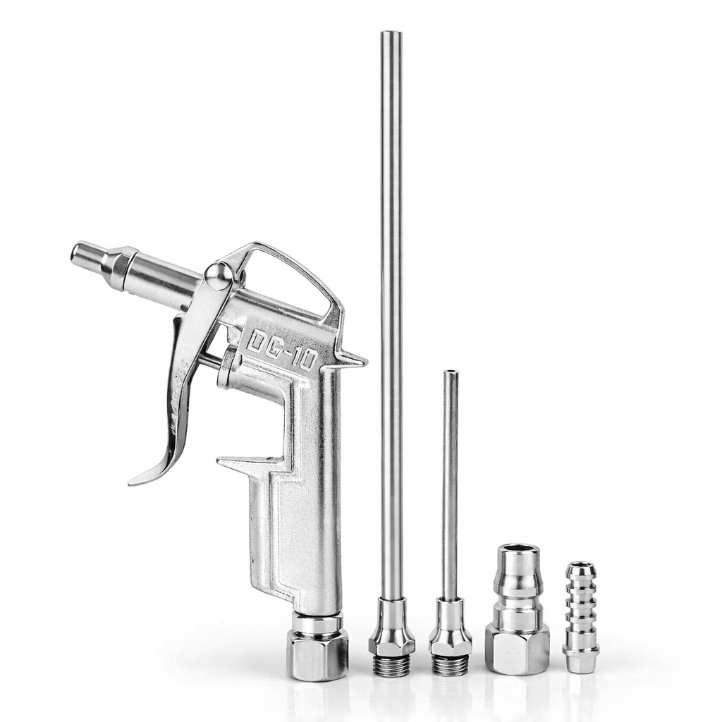 Aluminum Air Blow Gun with Nozzle | Workshop Cleaning Tool