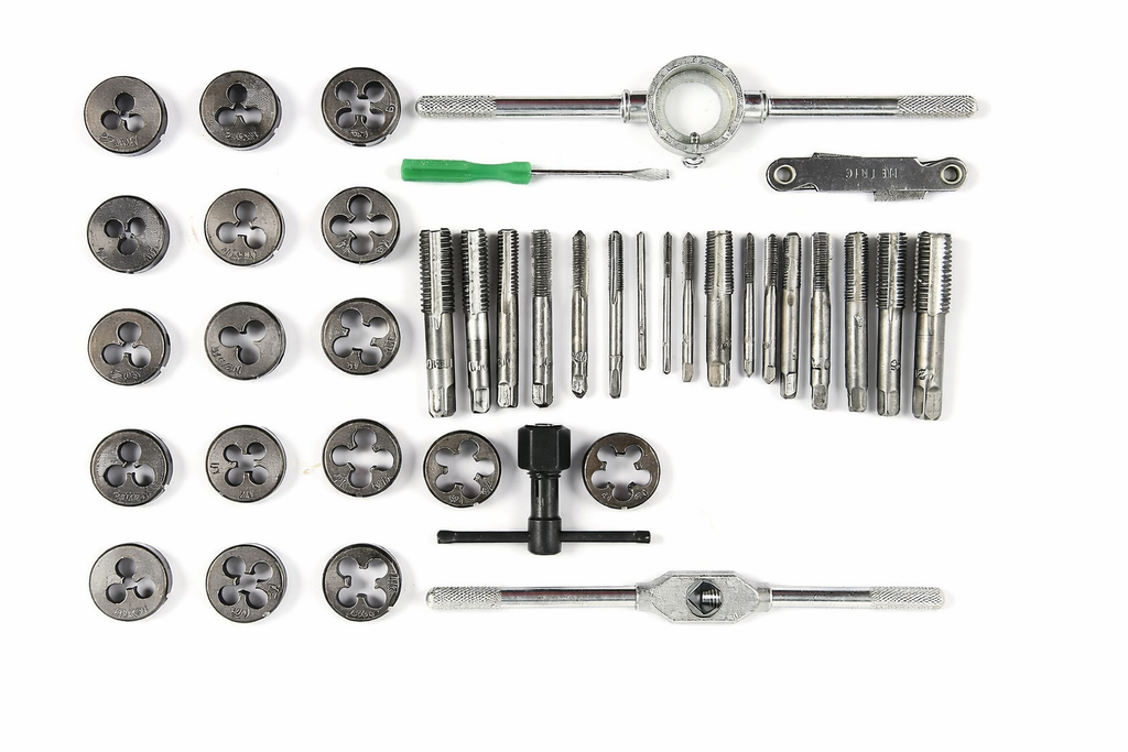 40-Piece Tap & Die Set | Professional Thread Repair Tool Kit