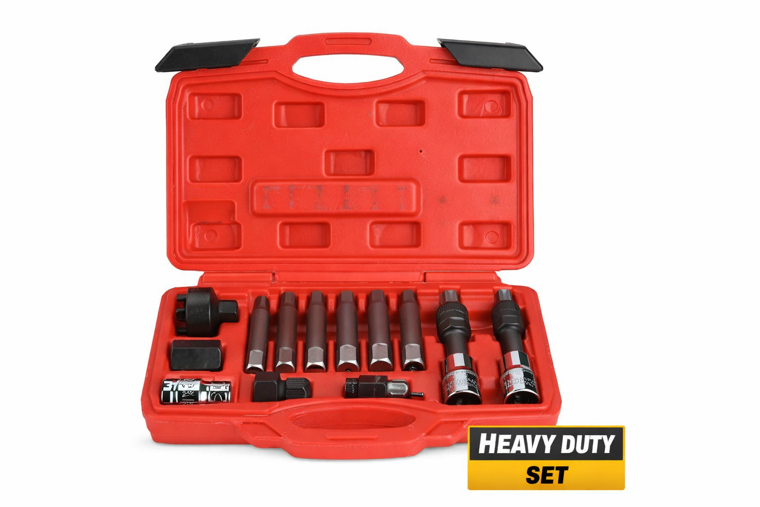 13-Piece Alternator Pulley Freewheel Removal Tool Set | Socket Bit Kit