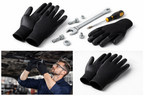 Black Nitrile Work Gloves Size L (9) – Oil Resistant Grip Gloves – alternate view 3