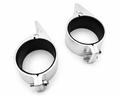 Universal Spotlight Mounting Brackets – Silver Light Holder Set for Off-Road / Auxiliary Lights