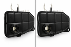 Mercedes-Benz Expansion Tank – Coolant Reservoir Replacement Black Plastic – alternate view 2