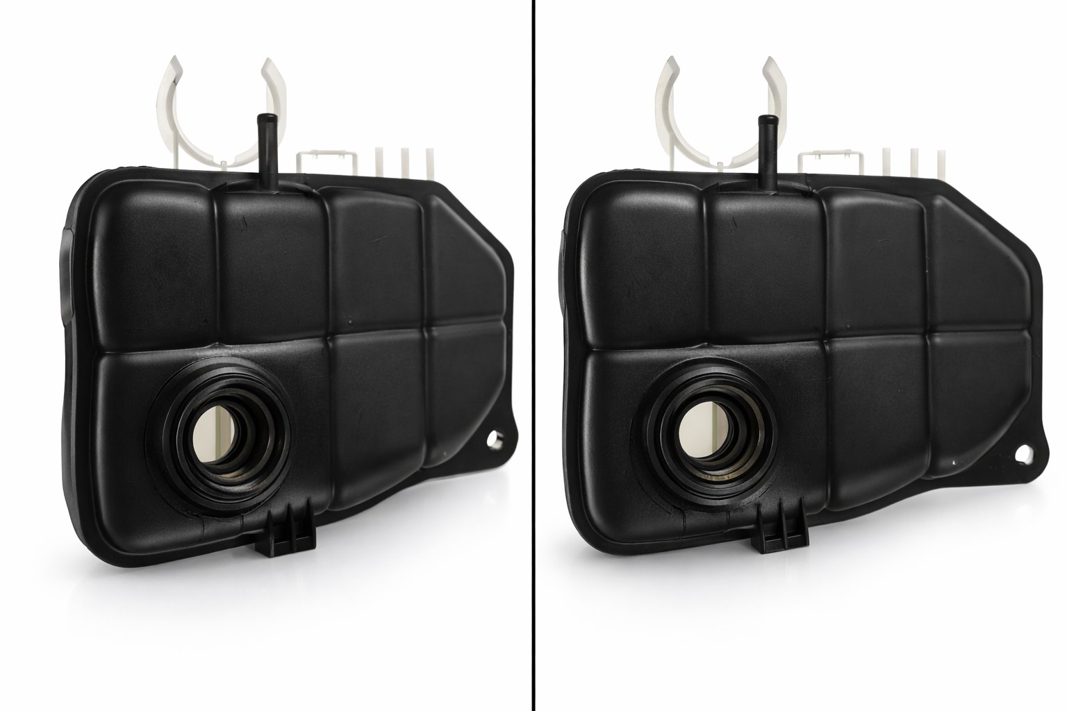 Automotive Coolant Expansion Tank compatible with Mercedes benz, Black, Plastic