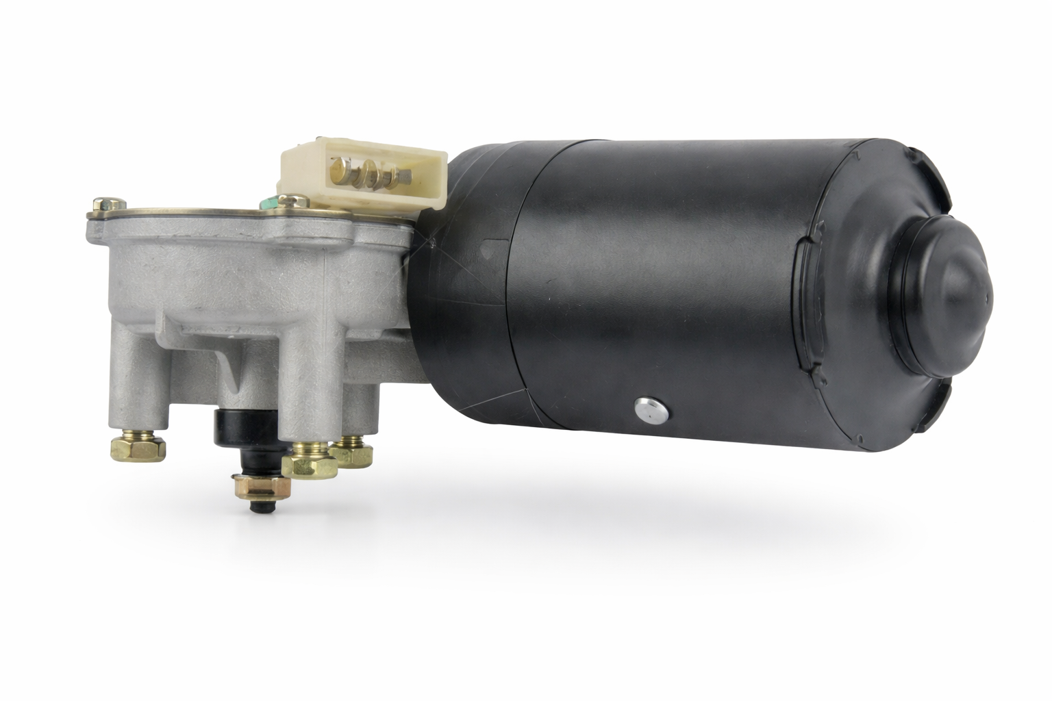 Wiper Motor compatible with VW Golf/Jetta, Aluminium, Metallic Finish, Vehicle Specific Mounting