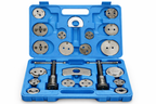 21-Piece Brake Caliper Wind Back Tool Kit – Piston Rewind Set (Blue)