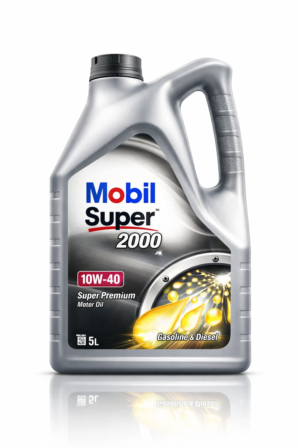 Mobil Super 2000 X1 10W-40 Semi-Synthetic Engine Oil – 5L