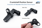 Crankshaft Sensor for Hyundai i10 G4LA & Kia Picanto – Engine Sensor – alternate view 2