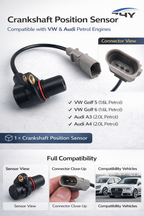 Crankshaft Position Sensor for VW Golf 5/6 & Audi A3/A4 2.0 – alternate view 2