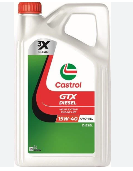 Castrol GTX 15W40 Diesel Motor 5 Litre