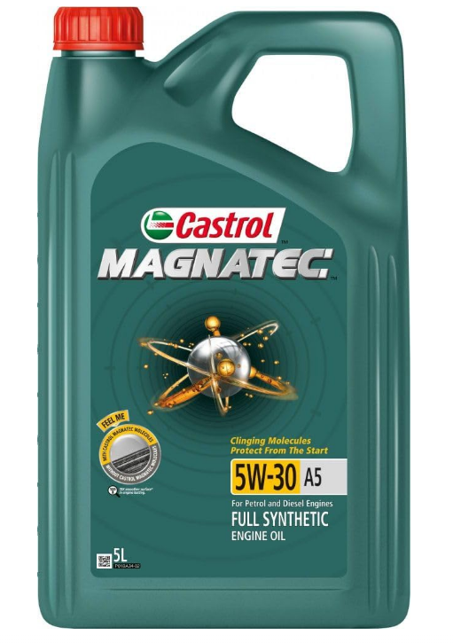 Castrol Magnatec 5W-30 A5 Full Synthetic Engine Oil, 5L, for Petrol and Diesel Engines