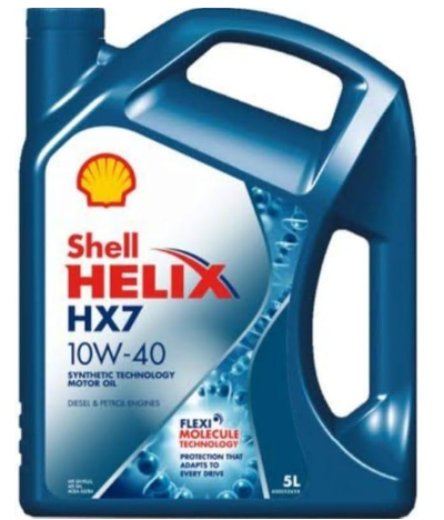 Shell Helix HX7 10W-40 Synthetic Technology Motor Oil | Petrol & Diesel Engines – 5L