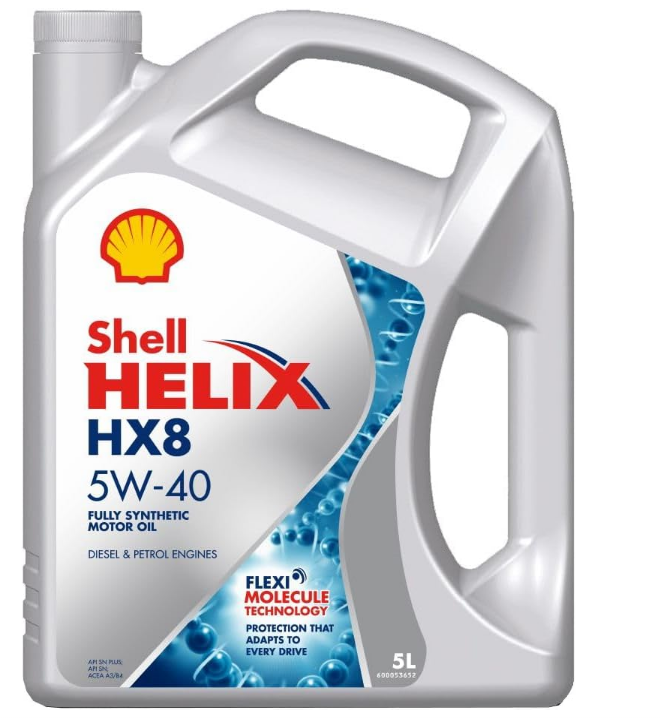 Shell Helix HX8 5W-40 Motor Oil | Advanced Synthetic Engine Oil – 5L