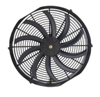 Universal Radiator Cooling Fan 16" – 12V 120W – 10 Curved Blades – Engine Cooling