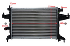 Radiator for Opel Corsa Gamma/LDV 1.4 – Without A/C – 2003+ – Engine Cooling Replacement – alternate view 2
