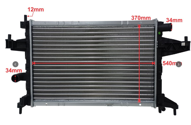 Radiator for Opel Corsa Gamma/LDV 1.4 | Without A/C | 2003+ | Engine Cooling Replacement