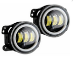 LED Angel Eye Fog Lights (9cm, Set of 2) – DRL Ring Lights – alternate view 2