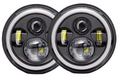7-Inch 75W LED Headlights (Pair) for Jeep Wrangler – Off-Road Work Lights