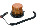 LED Strobe Beacon Light (Amber, 12V) – Magnetic Emergency Warning Light with Plug – alternate view 2