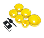 9-Piece Hole Saw Kit for Downlights – Installation Cutting Tool Set