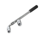 Telescopic Wheel Spanner – Extendable Lug Wrench with Rubber Grip