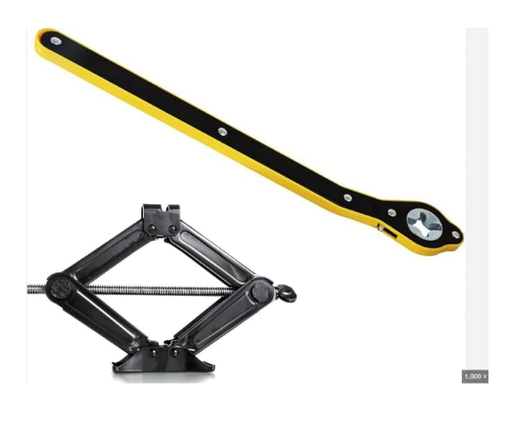 1.5 Ton Scissor Jack Kit with 360° Ratchet Wrench | Portable Car Jack