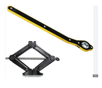 1.5 Ton Scissor Jack Kit with 360° Ratchet Wrench – Portable Car Jack – alternate view 3