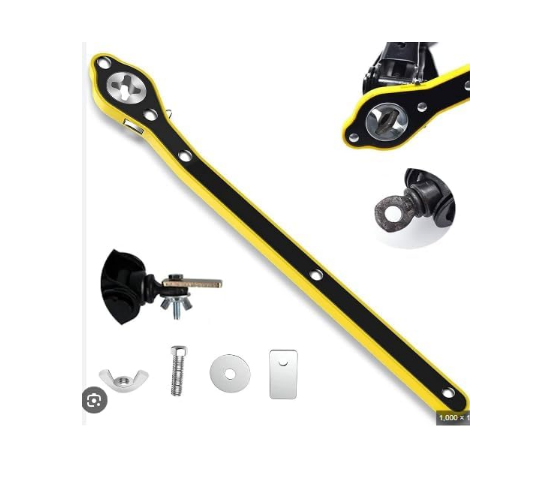Cross-Type Wheel Nut Wrench | Portable Car Tyre Tool