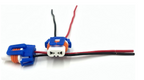 9005 Ceramic Headlight Socket Plug (12–24V) – Bulb Wiring Extension Connector - product image 1