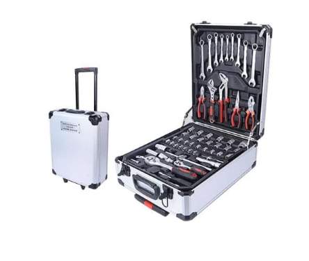 187-Piece Professional Tool Kit | Chrome Vanadium Mechanics Set with Case