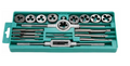 20-Piece Metric Tap & Die Set | Tungsten Carbide Threading Tool Kit