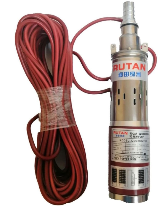 24V Solar Submersible Water Pump | Direct Solar Water Transfer System