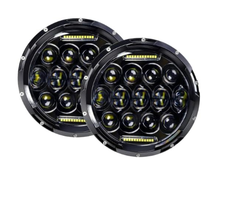 2 Piece LED Headlight for Jeep