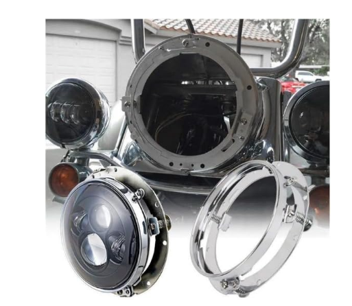 2 x Headlight Mounting Bracket - 7 Inch