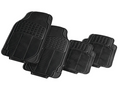 4 Pieces Universal PVC Rubber Car Floor Mats All Weather Protection