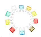 Mini Blade Fuse Set (100 Piece) – 5A to 40A Auto Plug-In Fuses (Color-Coded) – alternate view 2
