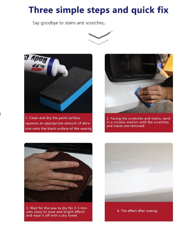 Scratch Remover For Car