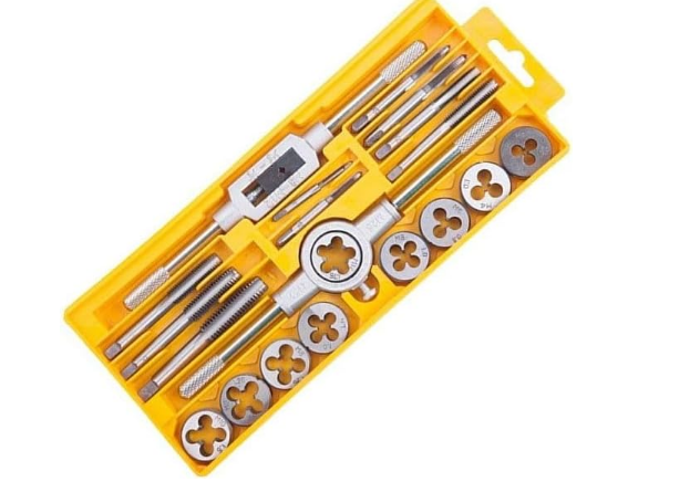 20-Piece Metric Tap & Die Set | Thread Cutting Tool Kit EP-30598